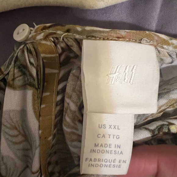 BRAND NEW! never worn before. Maxi flowery leafy midi dress h&m - Picture 6 of 8